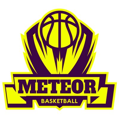 Meteor Basketball Logo Template Meteor Basketball Logo Template Thumbnail